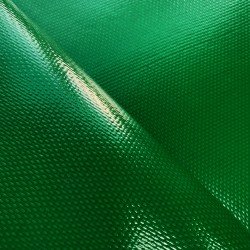 Ткань ПВХ 600 гр/м2 плотная, Зелёный (Ширина 150см), на отрез  в Иваново