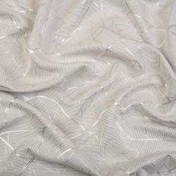 *Ткань Блэкаут для штор светозатемняющая 75% &quot;Ледовое тиснение цвет Светло-Серый&quot; (на отрез)  в Иваново