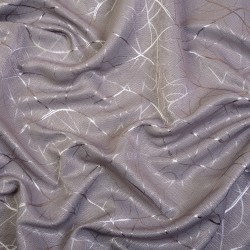 Ткань Блэкаут для штор светозатемняющая 75% &quot;Ледовое тиснение  Серый&quot;   в Иваново