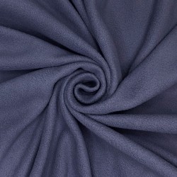 Ткань Флис Односторонний 130 гр/м2, цвет Темно-серый (на отрез)  в Иваново