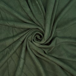 Ткань Флис Односторонний 130 гр/м2, цвет Темный хаки (на отрез)  в Иваново