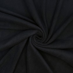 Флис Односторонний 130 гр/м2, цвет Черный (на отрез)  в Иваново