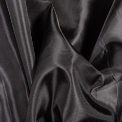 Ткань подкладочная Таффета 190Т, цвет Черный (на отрез)  в Иваново