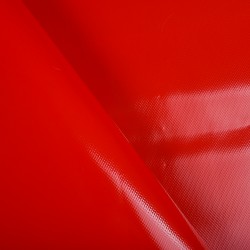 Ткань ПВХ 450 гр/м2, Красный (на отрез)  в Иваново