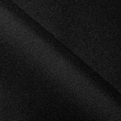 Прорезиненная ткань Оксфорд 600D ПВХ, Черный  в Иваново, 340 г/м2, 359 руб