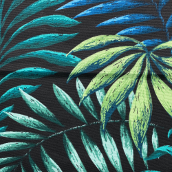 Интерьерная ткань Дак (DUCK), принт &quot;Тропические листья&quot; (на отрез)  в Иваново